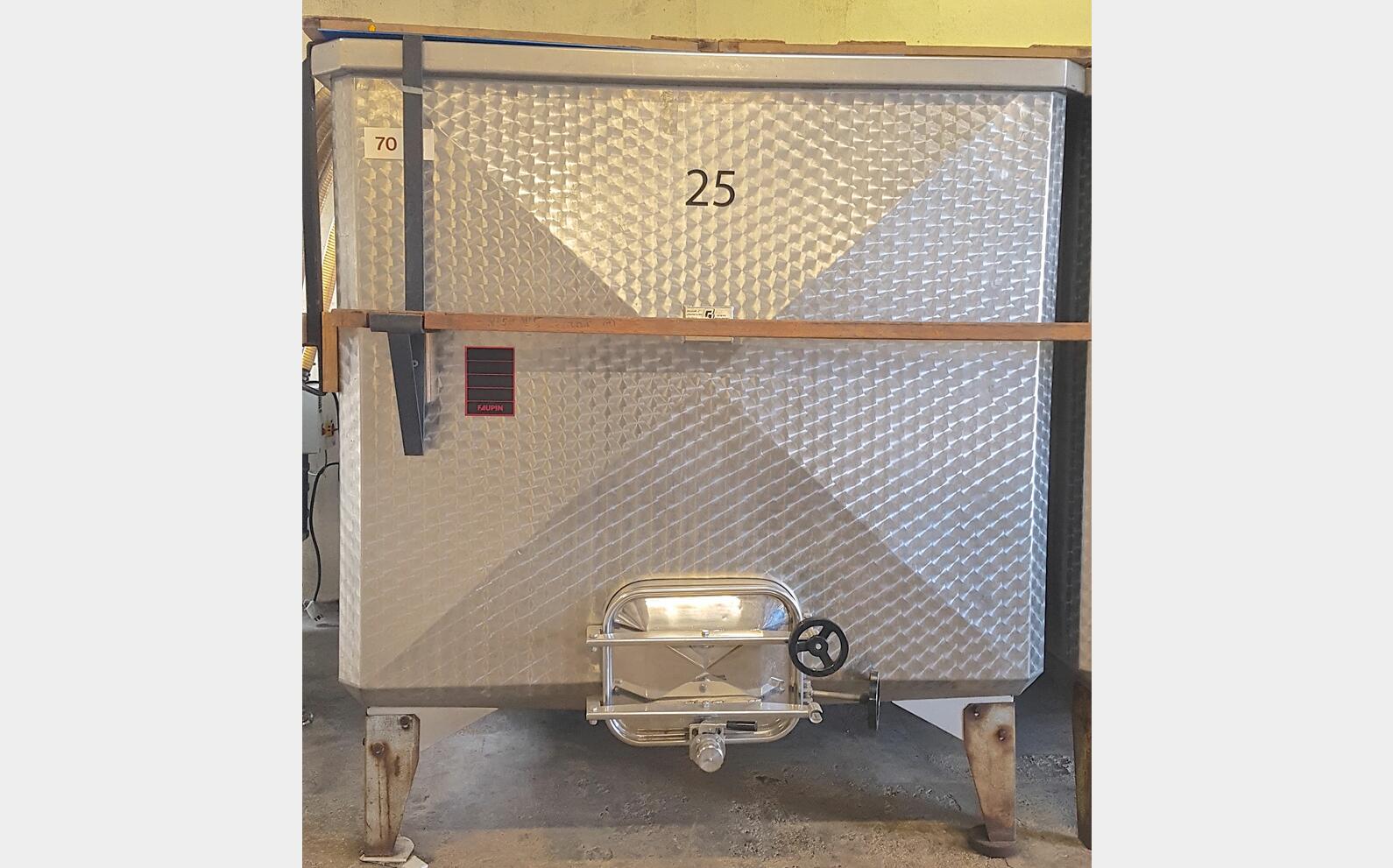 Cuve inox 70 hls de vinification marque : Bressanne