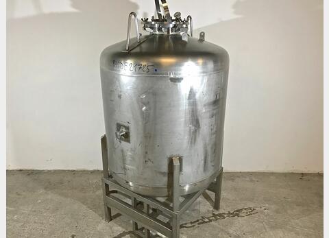 Cuve inox de stockage cylindrique