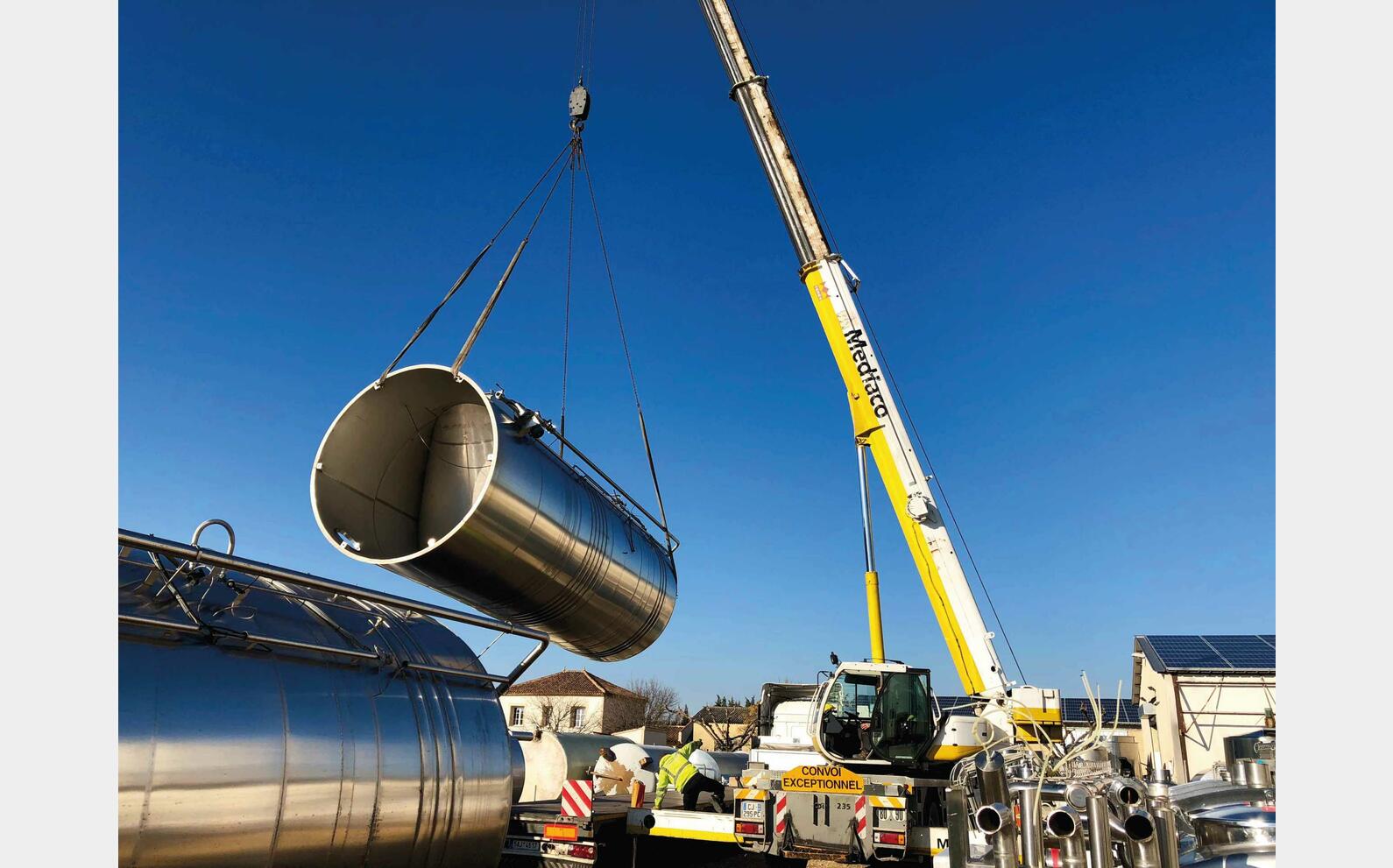 Industrial installation and implementation