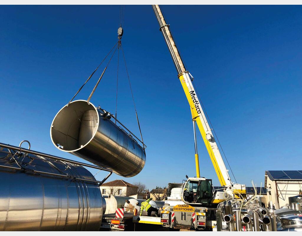 Industrial installation and implementation