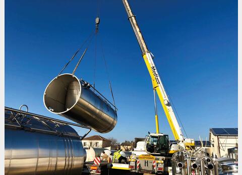 Industrial installation and implementation