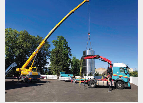 Industrial installation and implementation