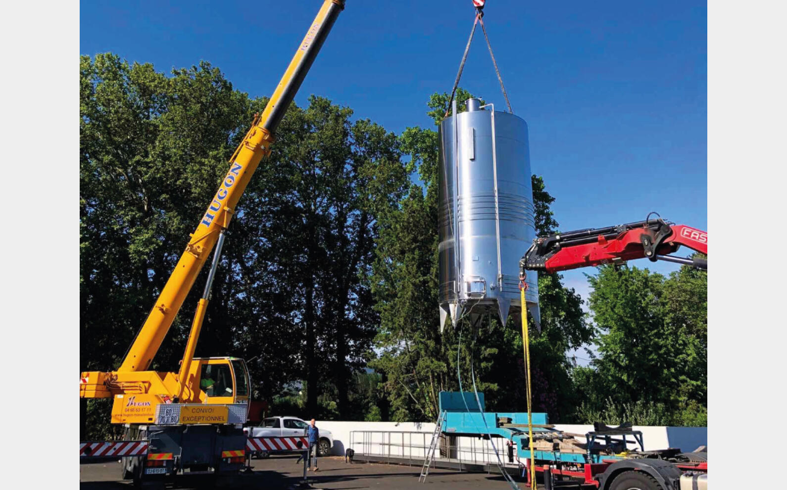 Industrial installation and implementation