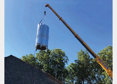 Industrial installation and implementation