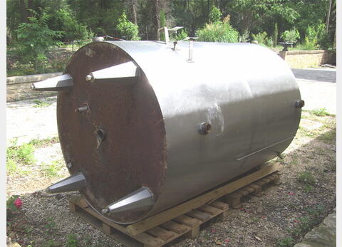 Cuve de mélange, INOX 304L - Cylindrique sur 4 pieds