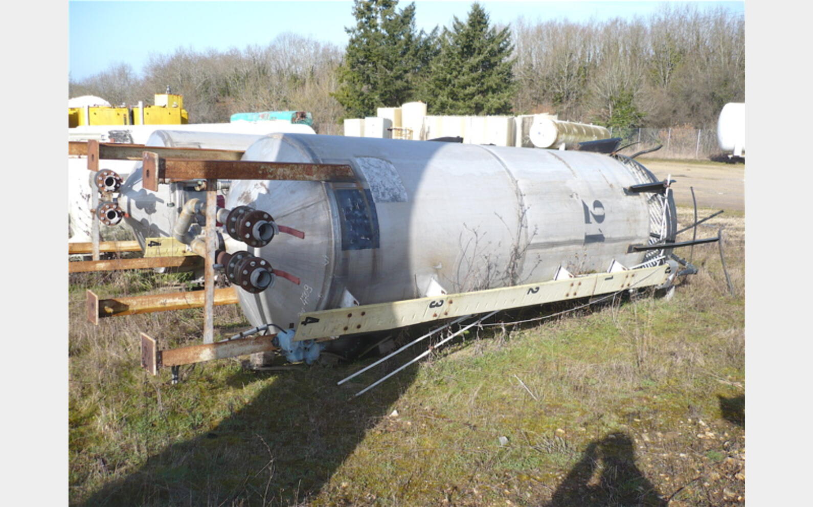 Cuve de stockage INOX 304L 6.000 Litres CHAUDRONNERIE LONGAT