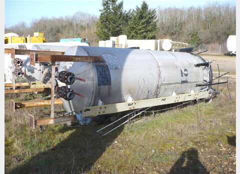 Cuve de stockage INOX 304L 6.000 Litres CHAUDRONNERIE LONGAT