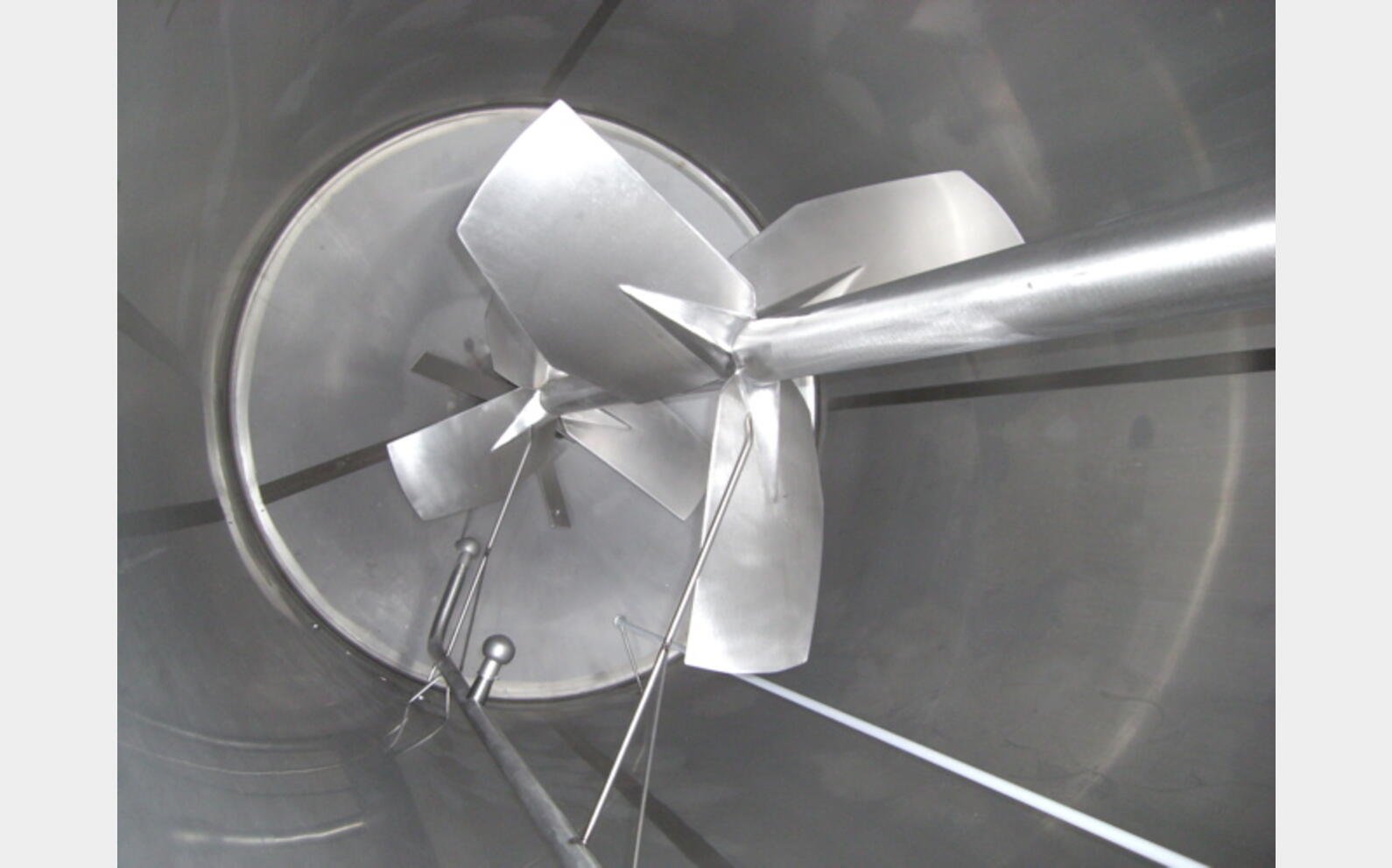 Cuve Inox304L de M&eacute;lange, occasion 6.300 Litres Agroalimentaire, PIERRE GUERIN
