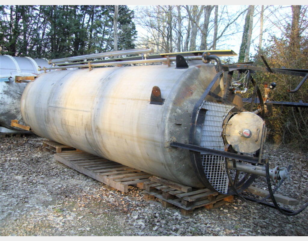 cuve stockage INOX 304L 15.000 Litres CHAUDRONNERIE LONGAT