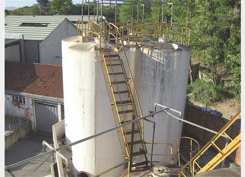 Cuve de stockage, ACIER - Cylindrique verticale