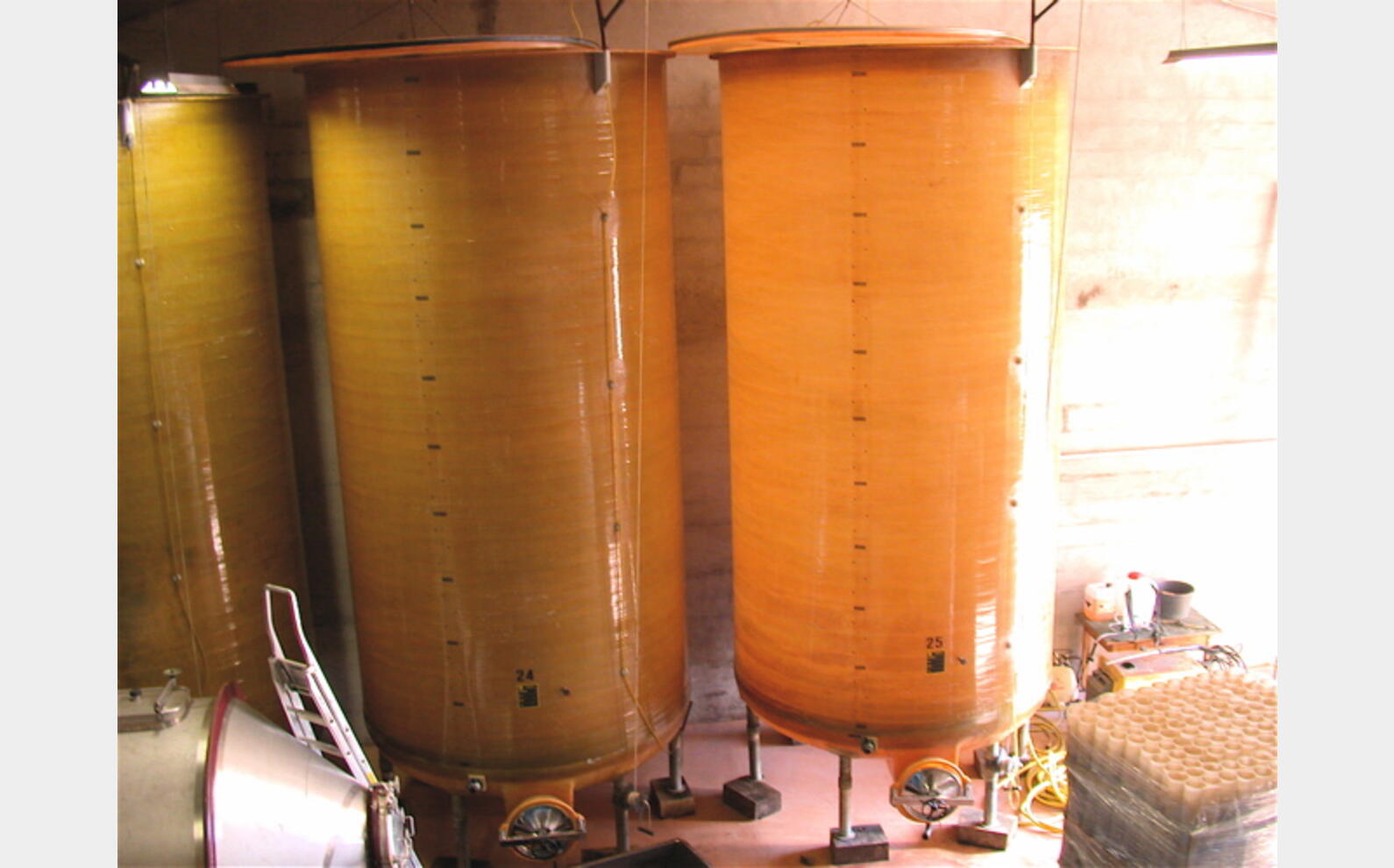 Cuve &agrave; chapeau flottant 22 m3 Provenance agroalimentaire