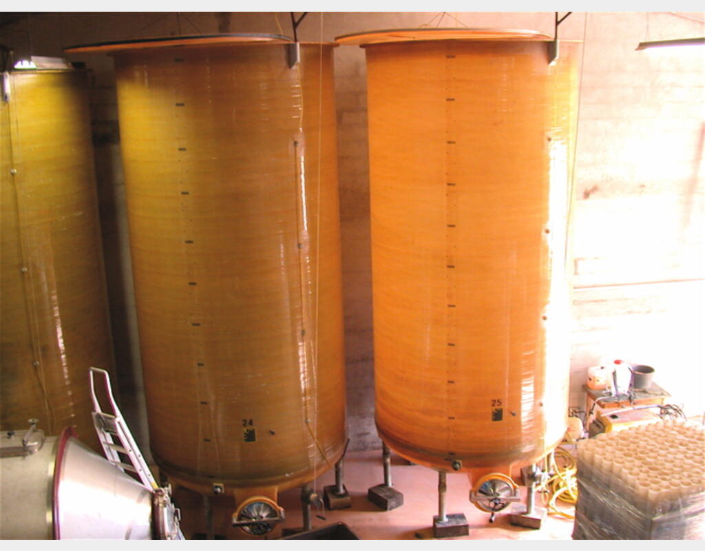 Cuve &agrave; chapeau flottant 22 m3 Provenance agroalimentaire