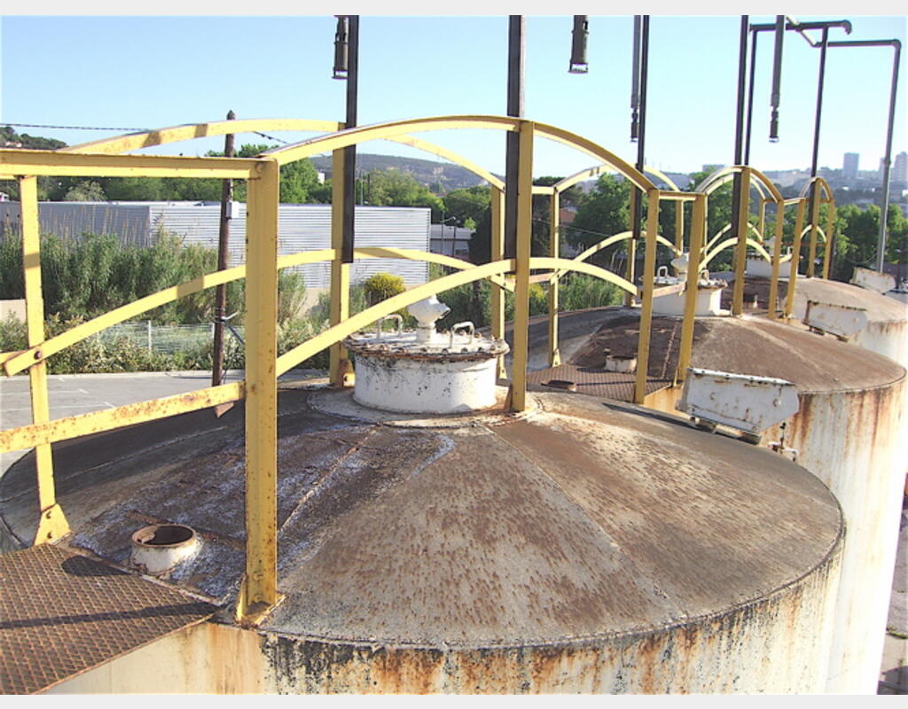 Cuve de stockage, ACIER - Cylindrique verticale