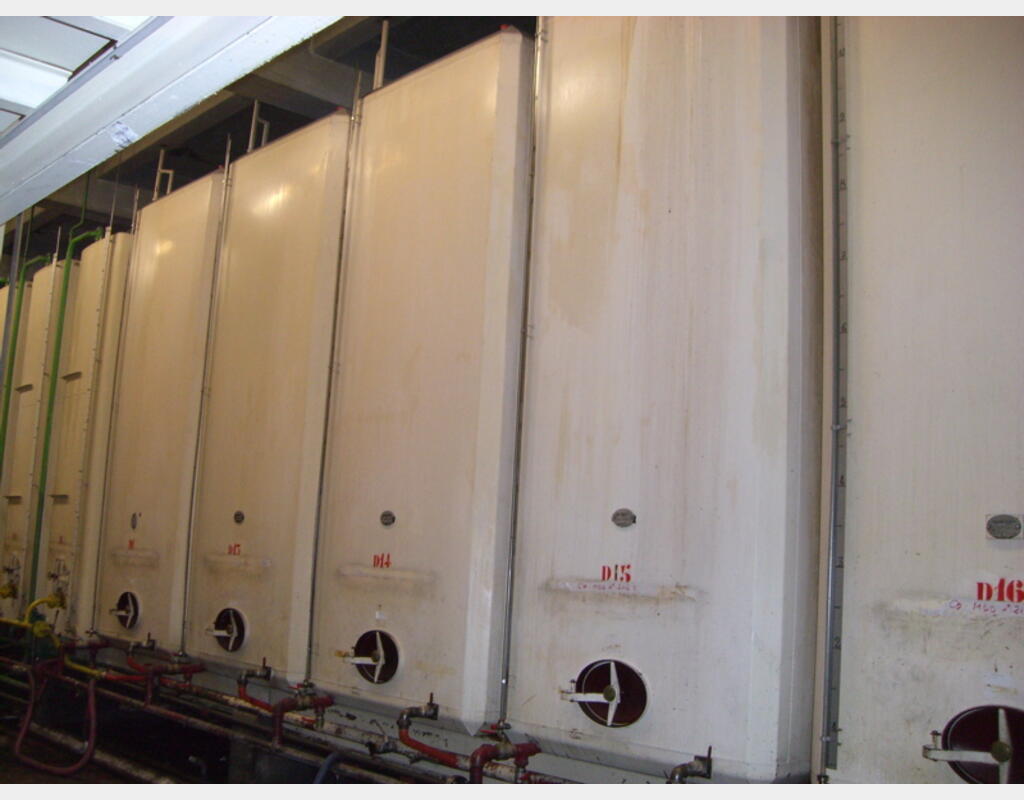 Cuve de stockage acier &eacute;maill&eacute; de 130 hls . 13.000 Litres Agroalimentaire