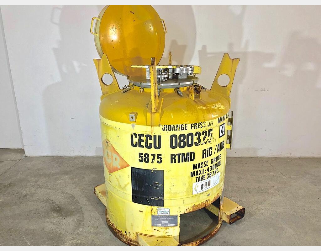 conteneur INOX 316L 813 Litres