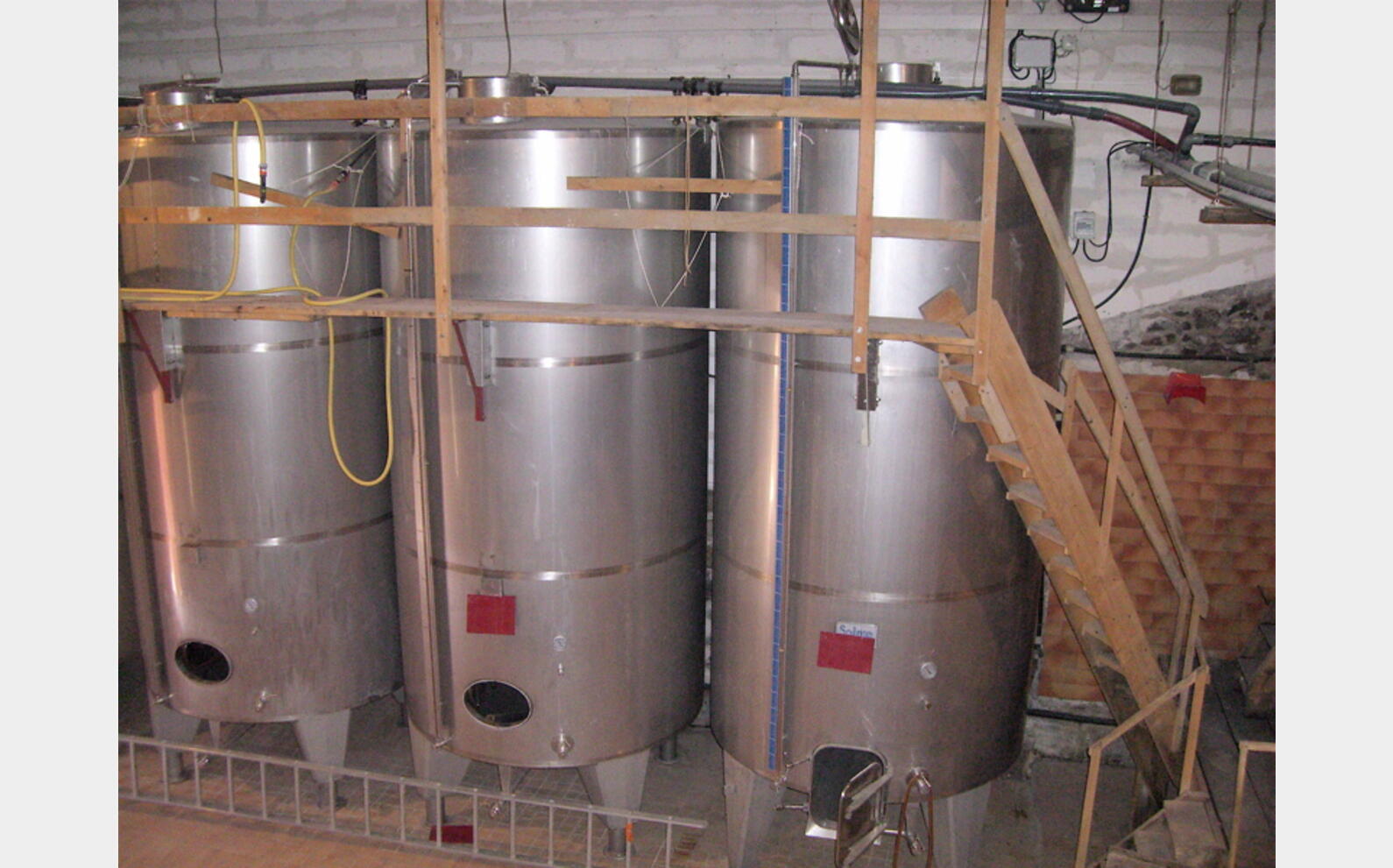Cuve Inox 304 de vinification, occasion 12.700 Litres Agroalimentaire , SOLME