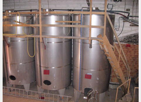 Cuve Inox 304 de vinification, occasion 12.700 Litres Agroalimentaire , SOLME