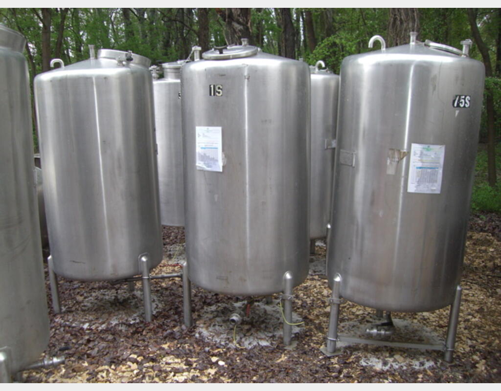 Cuve Inox de stockage, occasion 1.000 Litres Cosm&eacute;tique
