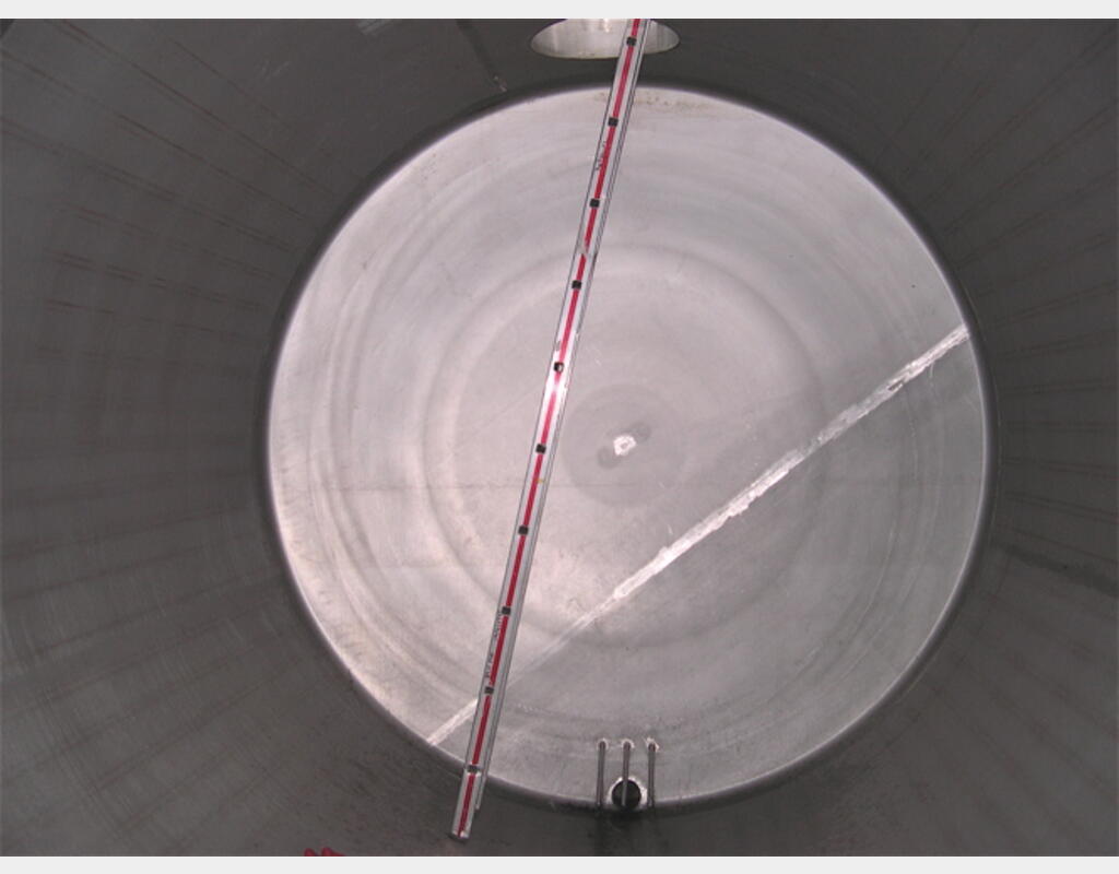 Cuve de mélange, INOX 316L - Cylindrique horizontale sur berceaux