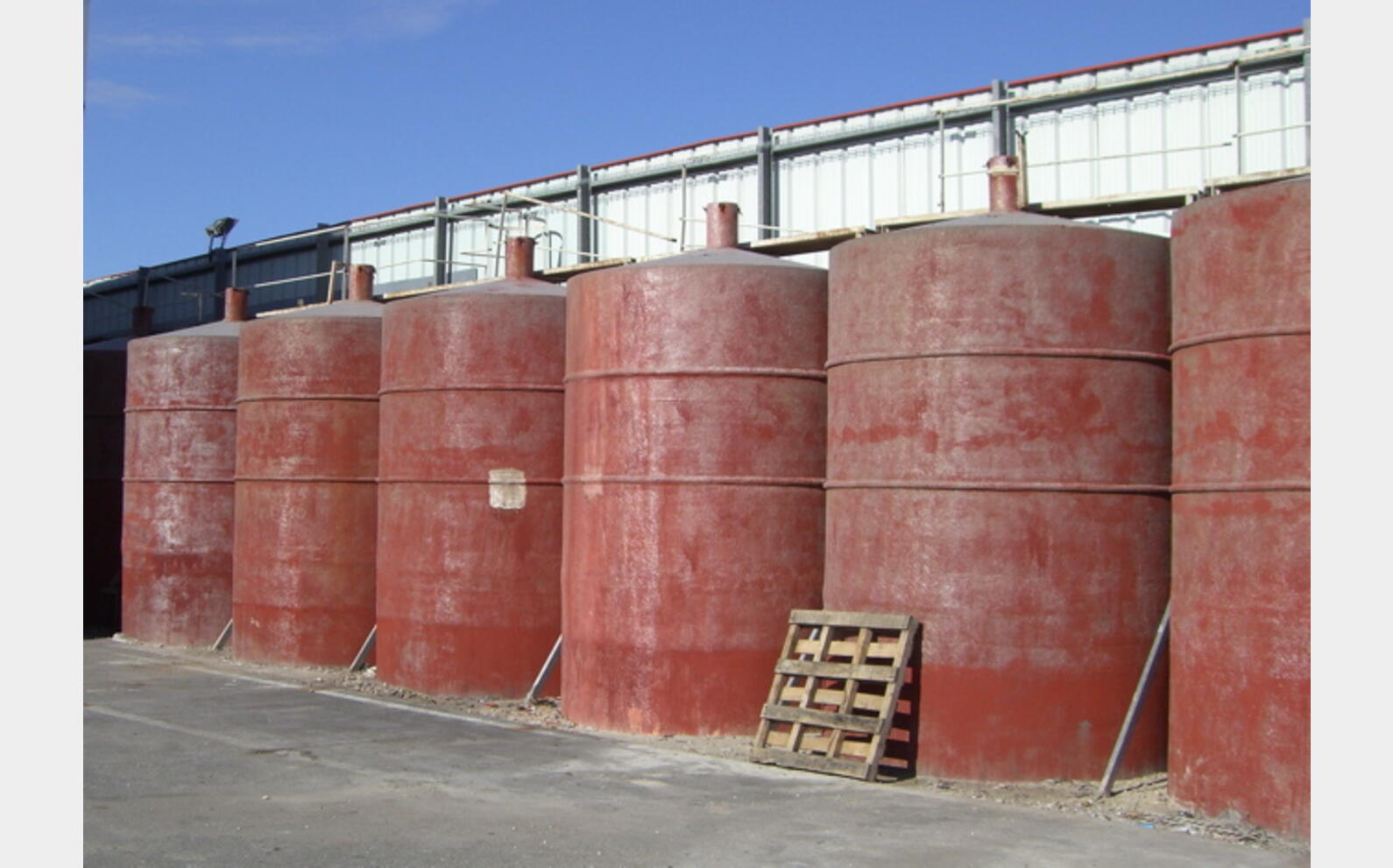Cuve de stockage polyester de 12 m3, fond conique 12.000 Litres Agroalimentaire