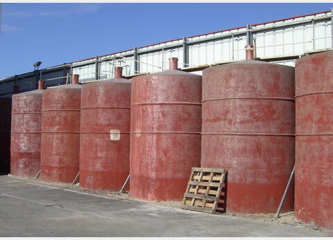 Cuve de stockage polyester de 12 m3, fond conique 12.000 Litres Agroalimentaire
