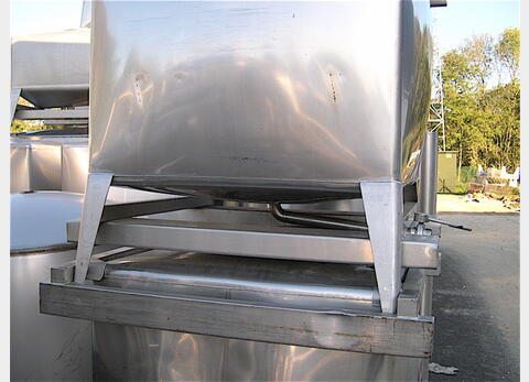 Conteneur Inox 316L - Parallélépipèdique sur chassis