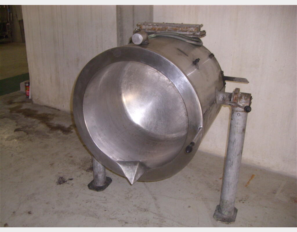 Fondoir, INOX - Cylindrique verticale sur pied