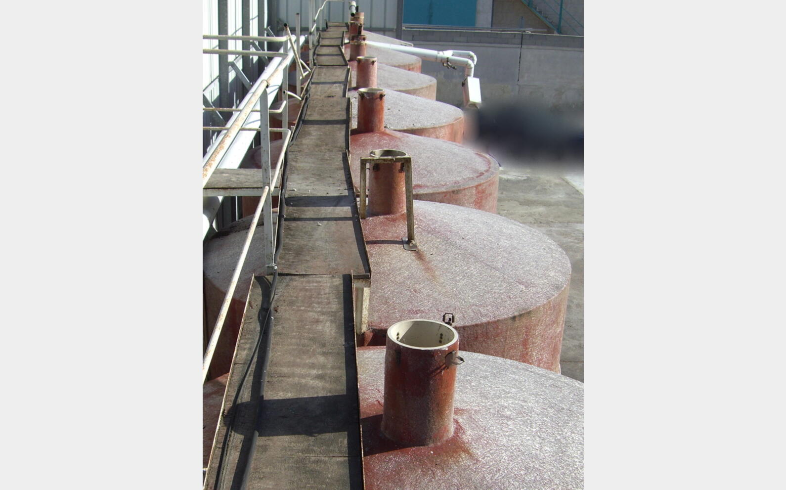 Cuve de stockage polyester de 12 m3, fond conique 12.000 Litres Agroalimentaire