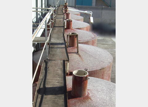 Cuve de stockage polyester de 12 m3, fond conique 12.000 Litres Agroalimentaire