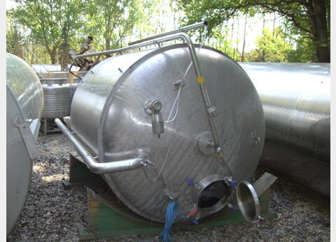 Cuve de stockage, INOX 304L - Cylindrique verticale sur pied