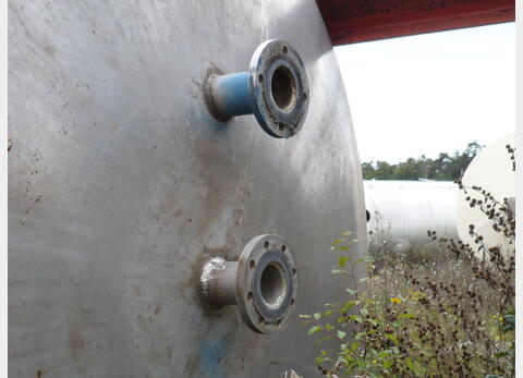 Cuve de stockage, INOX 304               - Cylindrique verticale sur pied