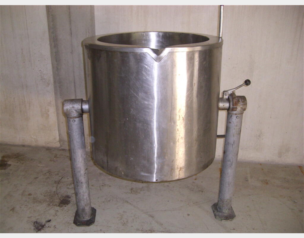 Fondoir, INOX - Cylindrique verticale sur pied