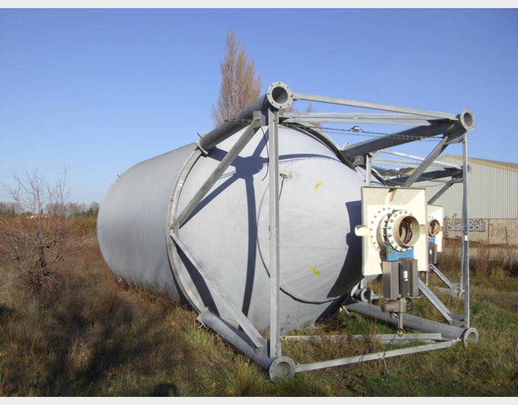 Silo, POLYESTER - Cylindrique verticale sur pied