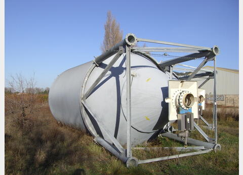 Silo, POLYESTER - Cylindrique verticale sur pied
