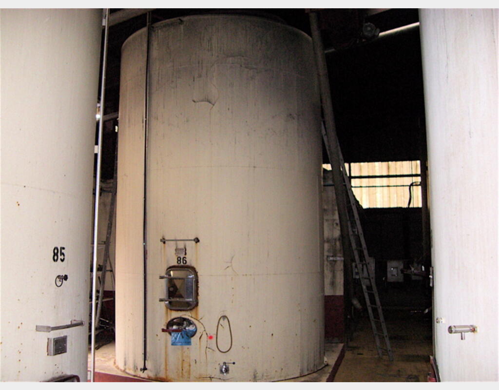 Cuve de stockage, ACIER EPOXY - Cylindrique verticale