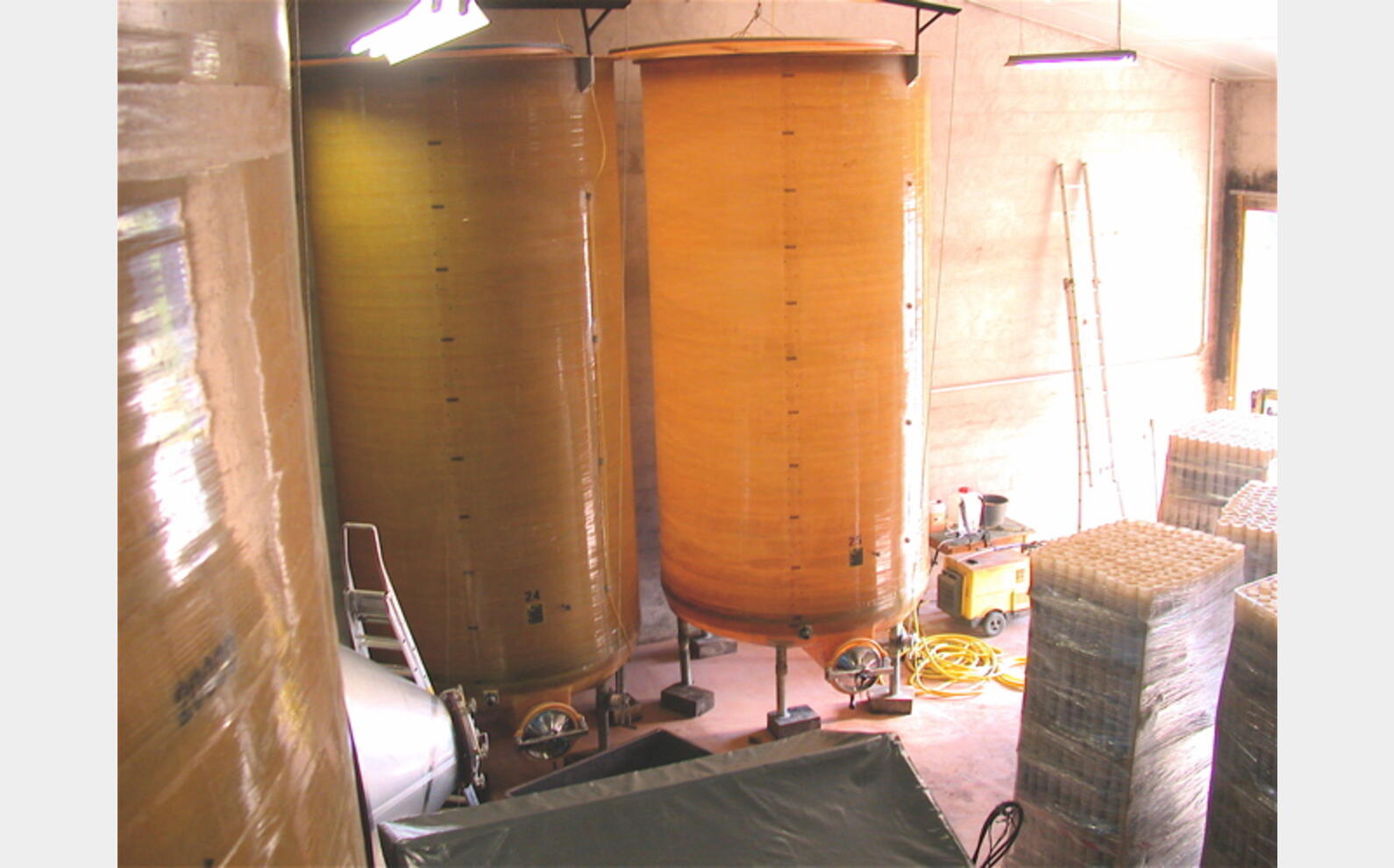 Cuve &agrave; chapeau flottant 22 m3 Provenance agroalimentaire
