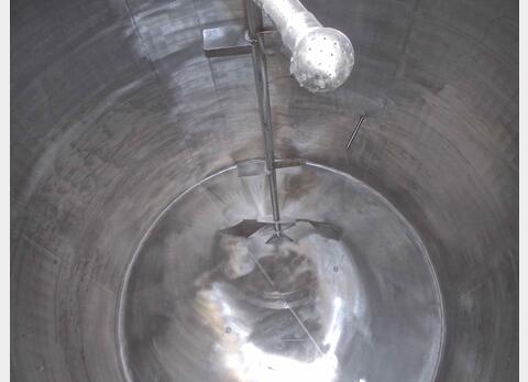 Cuve de stockage  INOX - Cylindrique verticale sur jupe