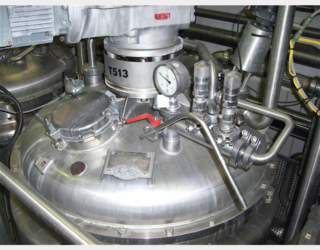 Réacteur, INOX 304 - Cylindrique verticale sur pied