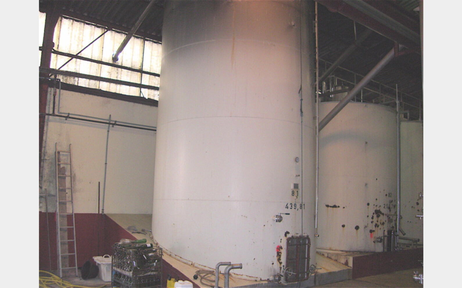 Cuve de stockage, ACIER EPOXY - Cylindrique verticale
