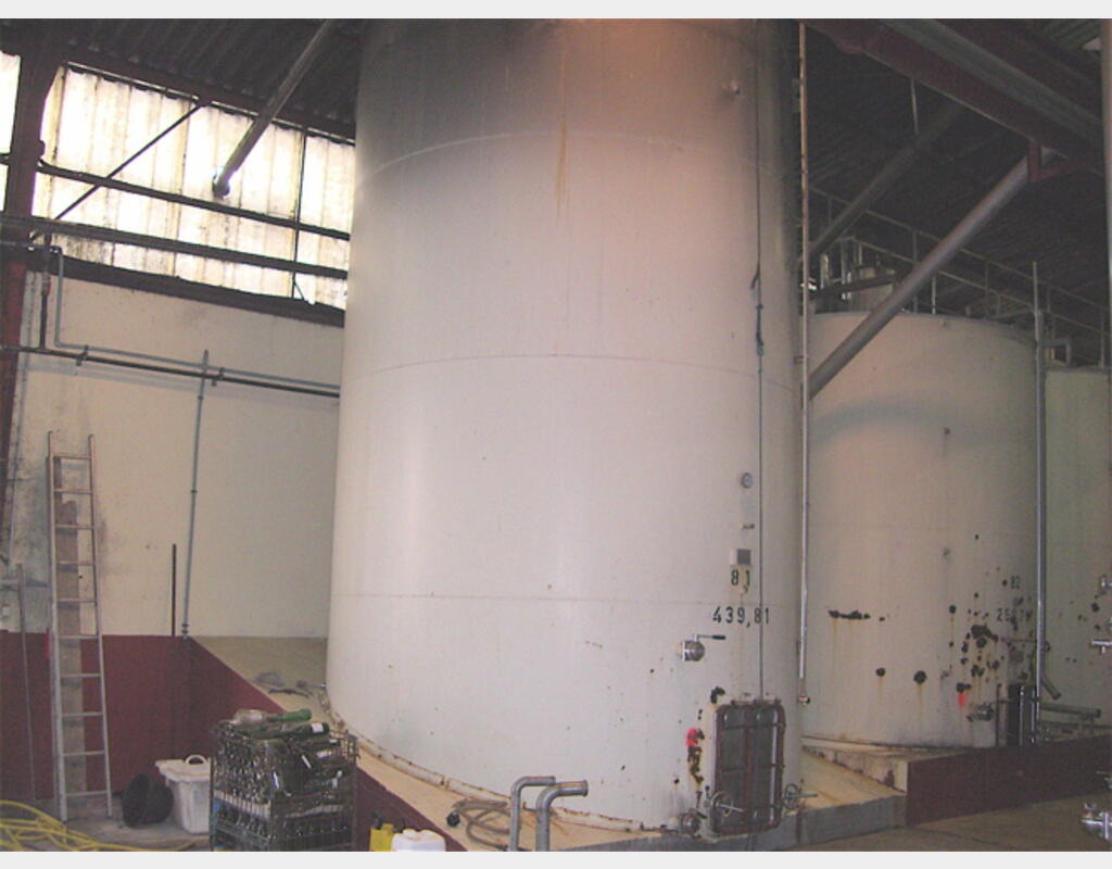 Cuve de stockage, ACIER EPOXY - Cylindrique verticale