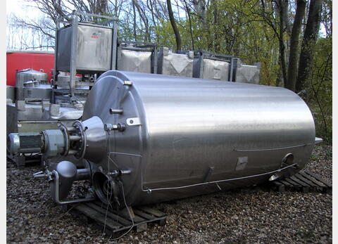 Cuve de mélange, INOX 304L - Cylindrique sur pieds