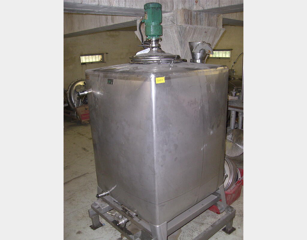 Conteneur, INOX 304 - Parallélépipédique