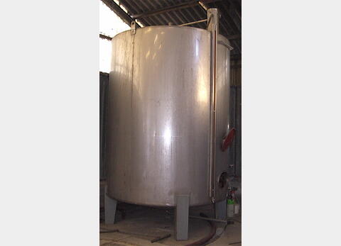 Cuve de stockage, INOX - Cylindrique verticale sur pied