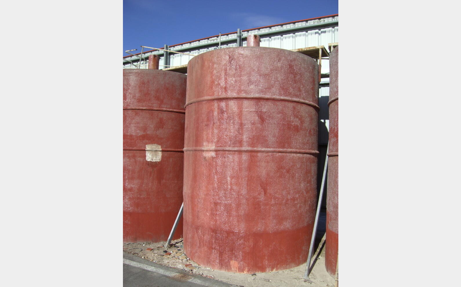 Cuve de stockage polyester de 12 m3, fond conique 12.000 Litres Agroalimentaire