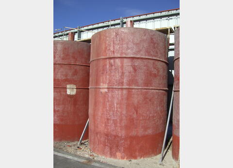 Cuve de stockage polyester de 12 m3, fond conique 12.000 Litres Agroalimentaire