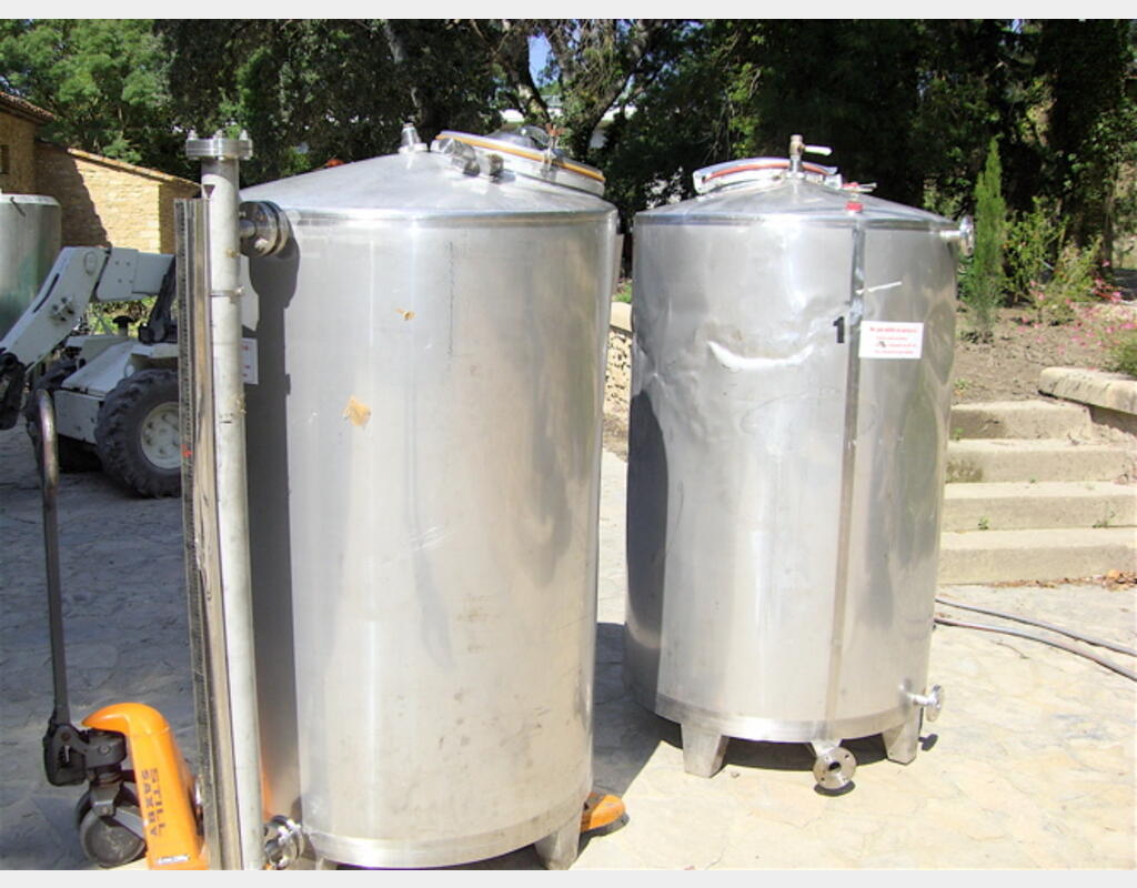 cuve stockage INOX 304L 1.150 Litres Chimie