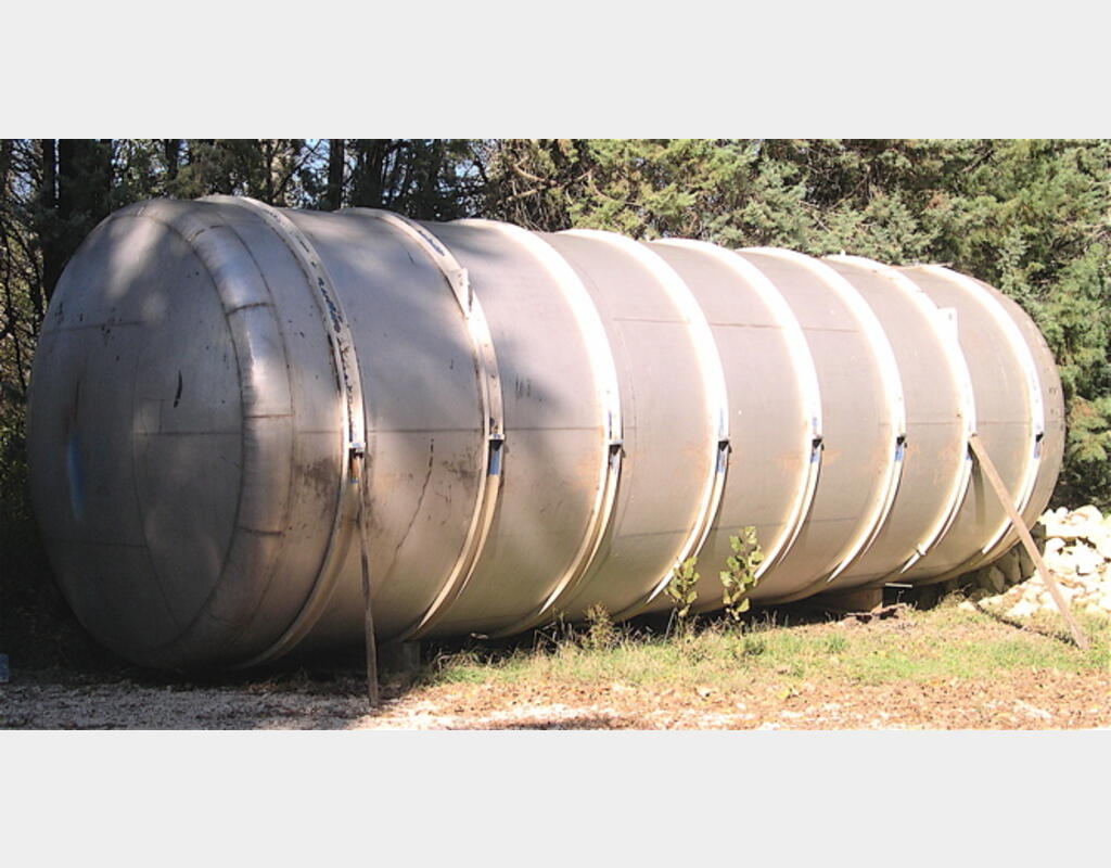 Cuve Inox304L de stockage, occasion 87.500 Litres METALINOX