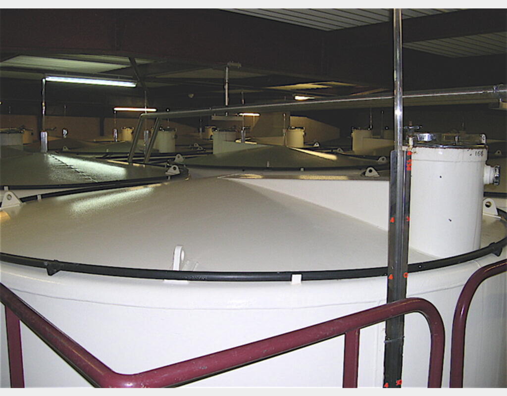 Cuve de stockage, ACIER EPOXY - Cylindrique verticale