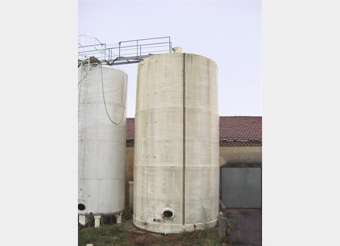 Cuve de stockage, POLYESTER - Cylindrique verticale