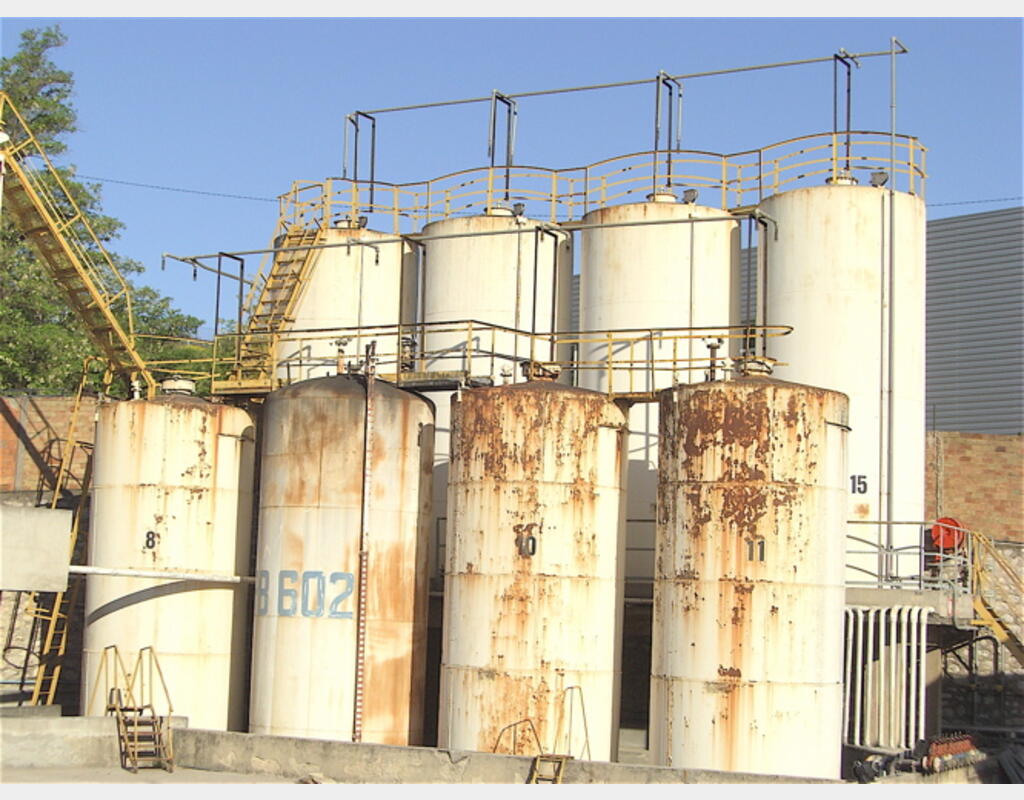 Cuve de stockage, ACIER - Cylindrique verticale